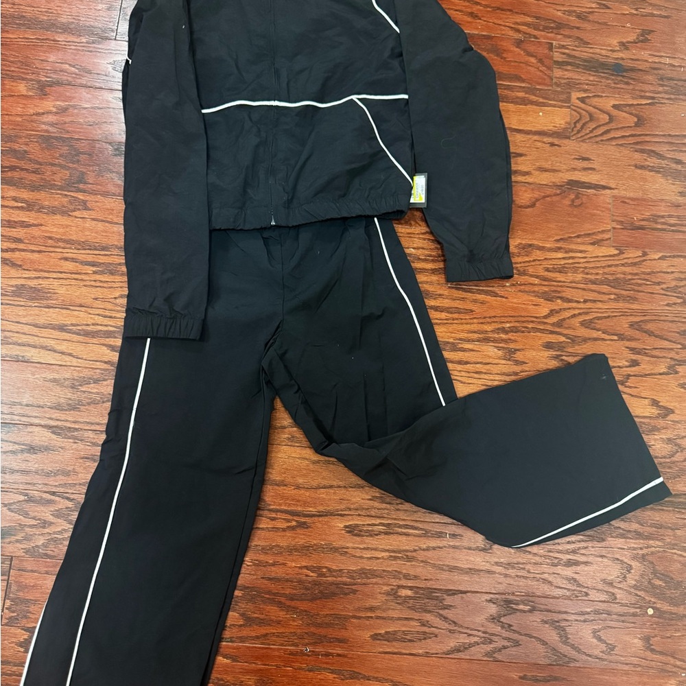 art class Black Kids Jacket & Pants Set